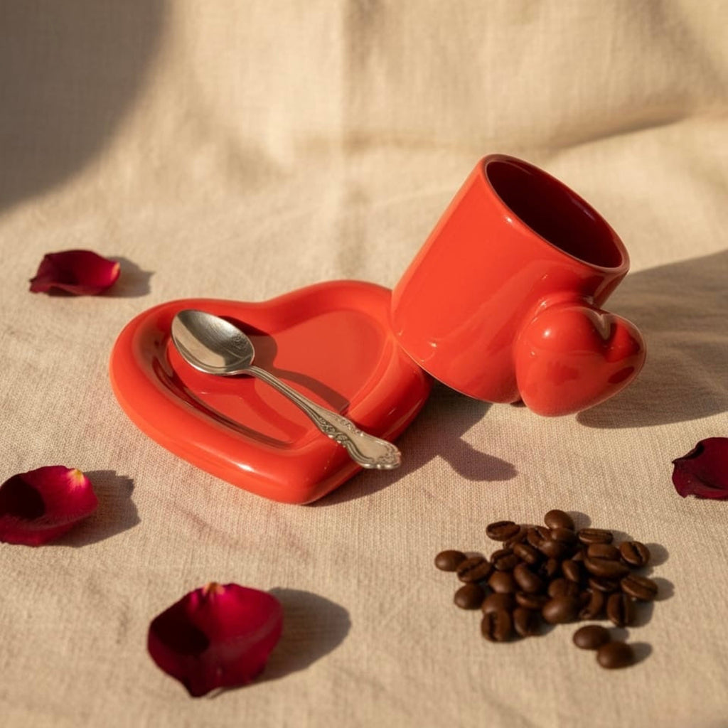 All Heart Cup and Saucer