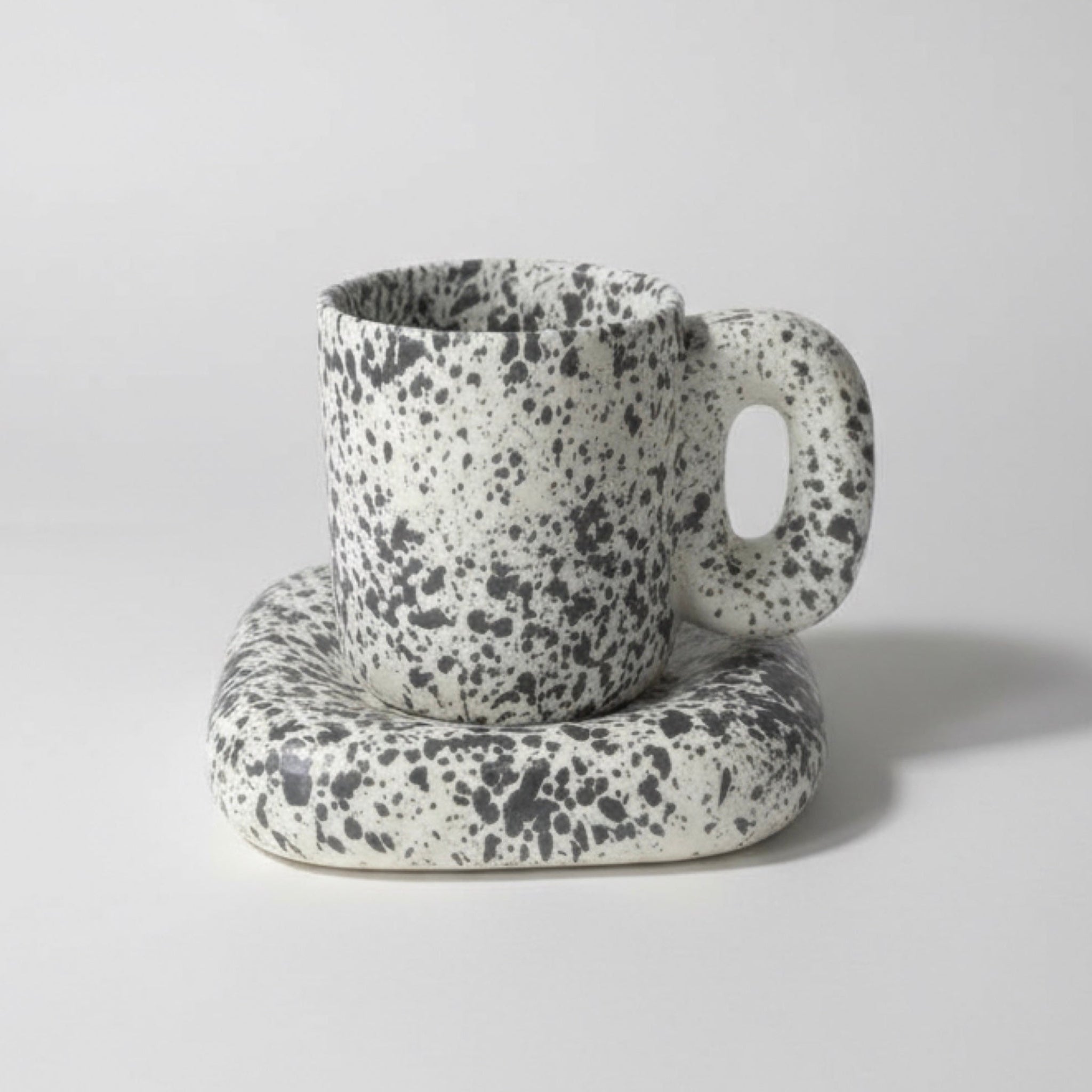 Block Mug & Saucer