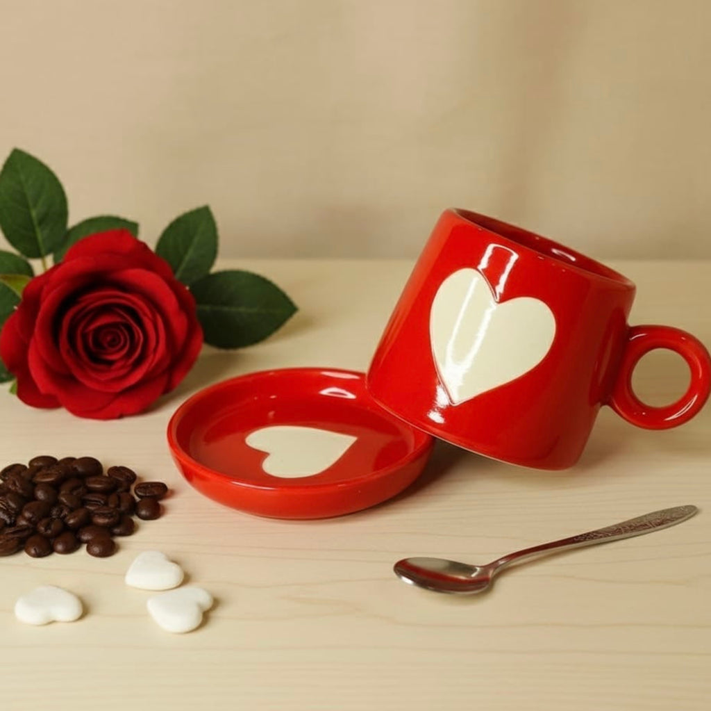 Tender Heart Cup and Saucer