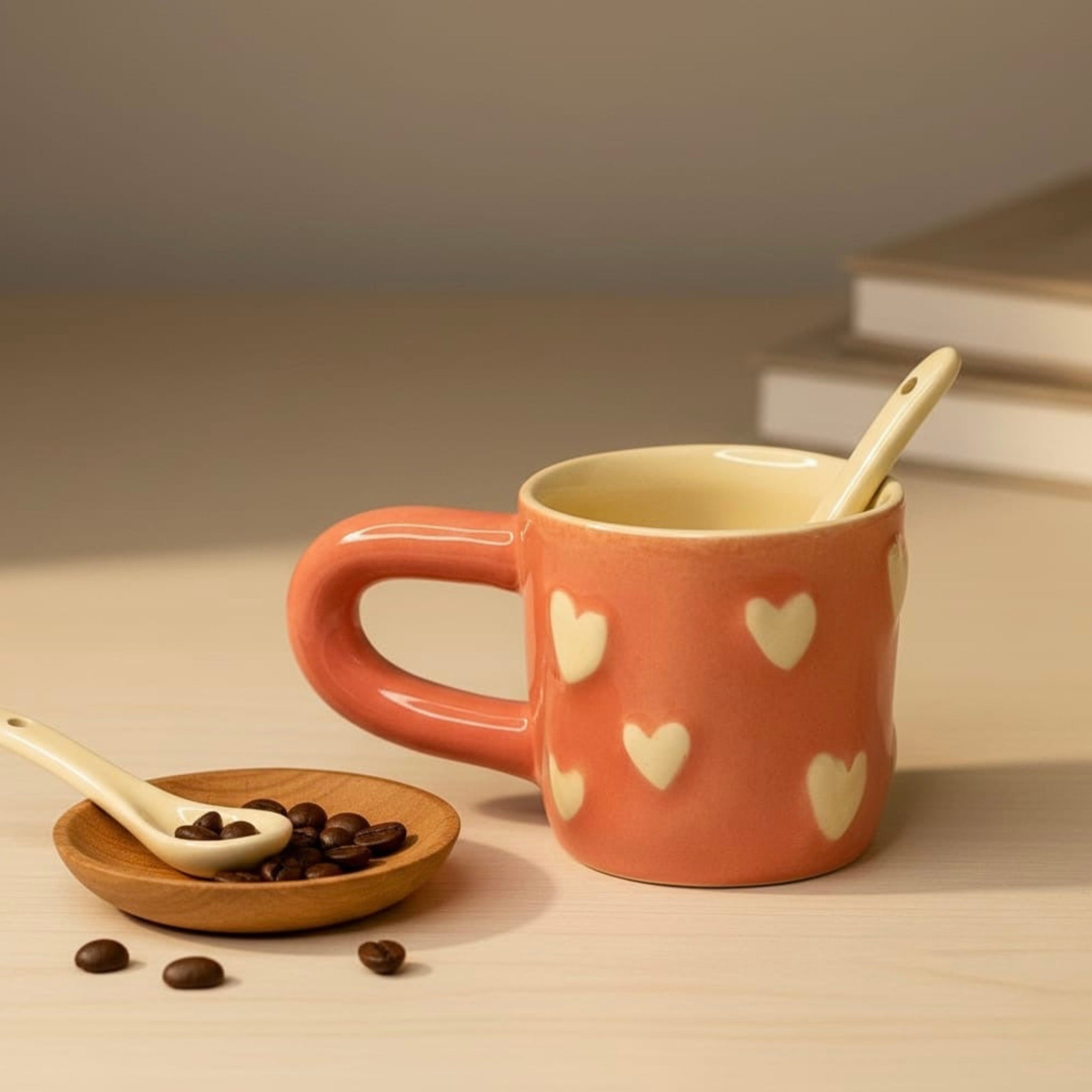 Heart Long Handle cup