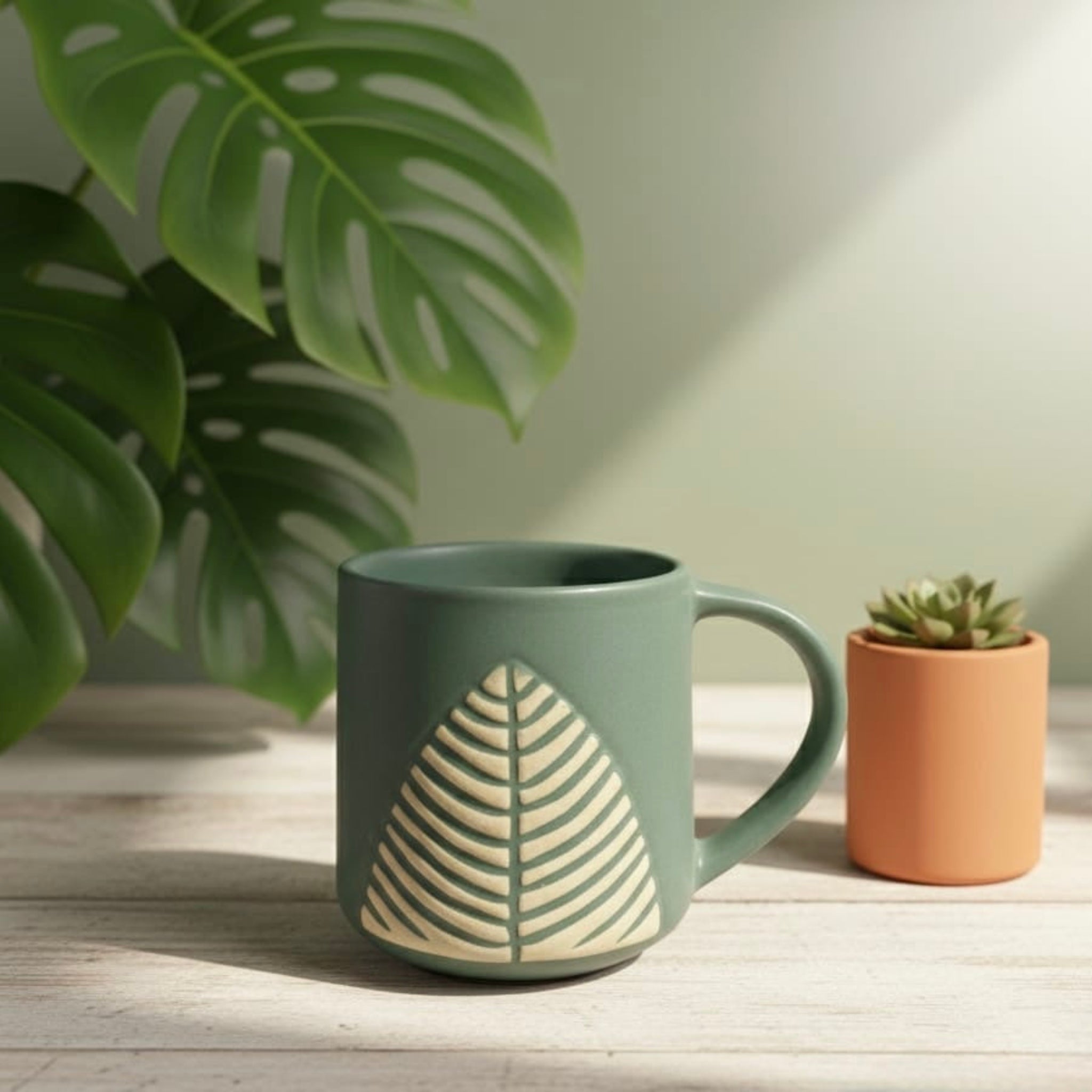 Tropical Leaf Mug
