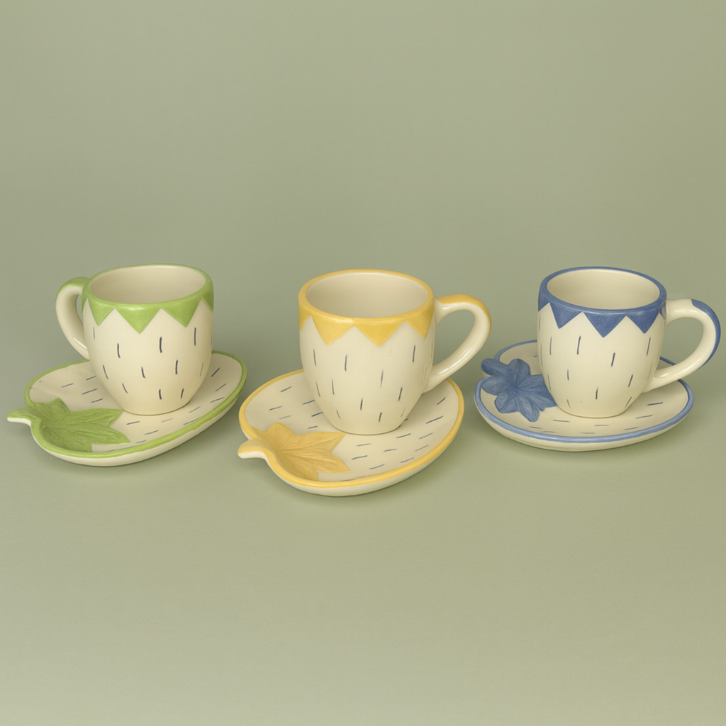 Strawberry Cup & Saucer