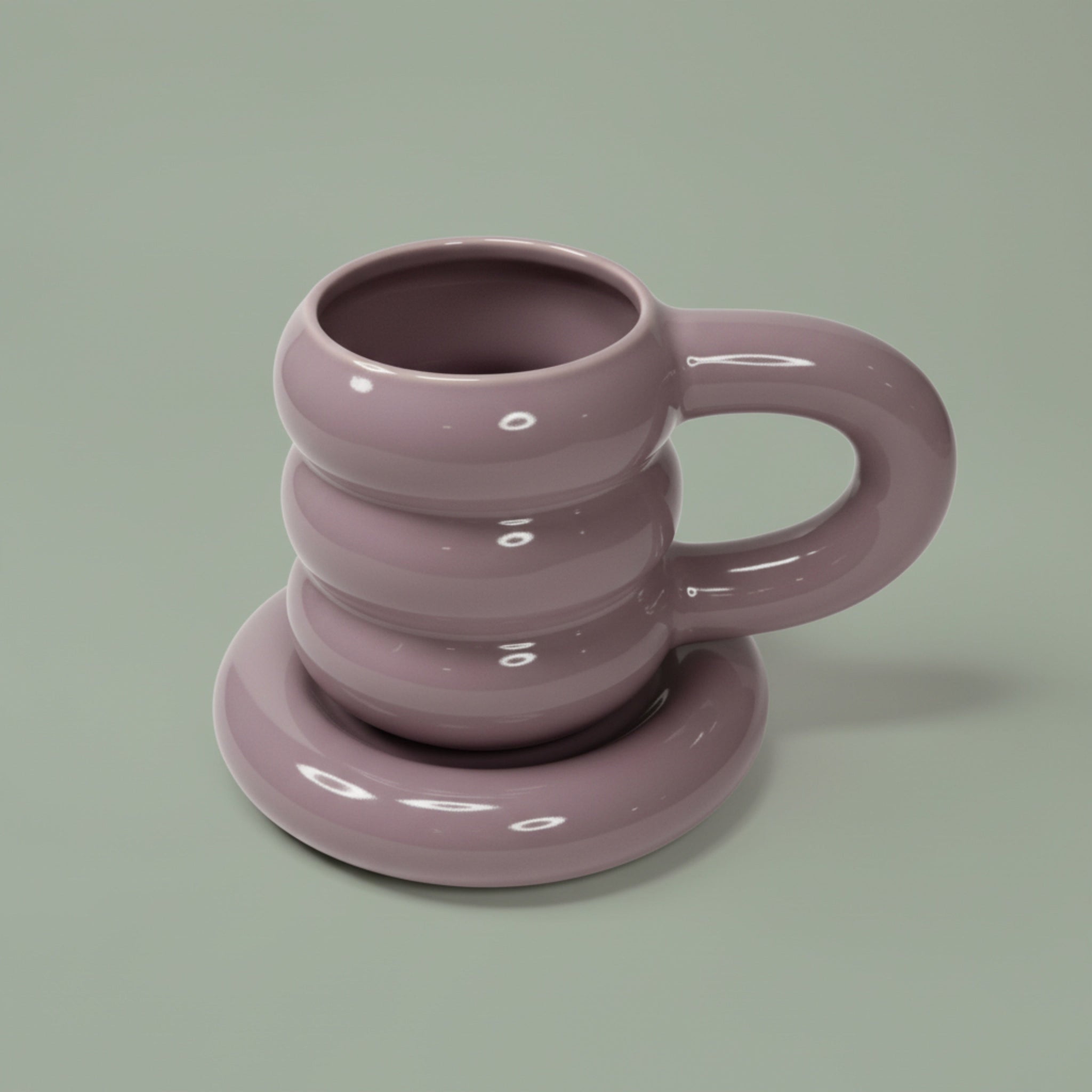 Twirl Cup and Saucer