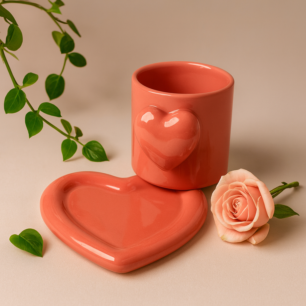 All Heart Cup and Saucer