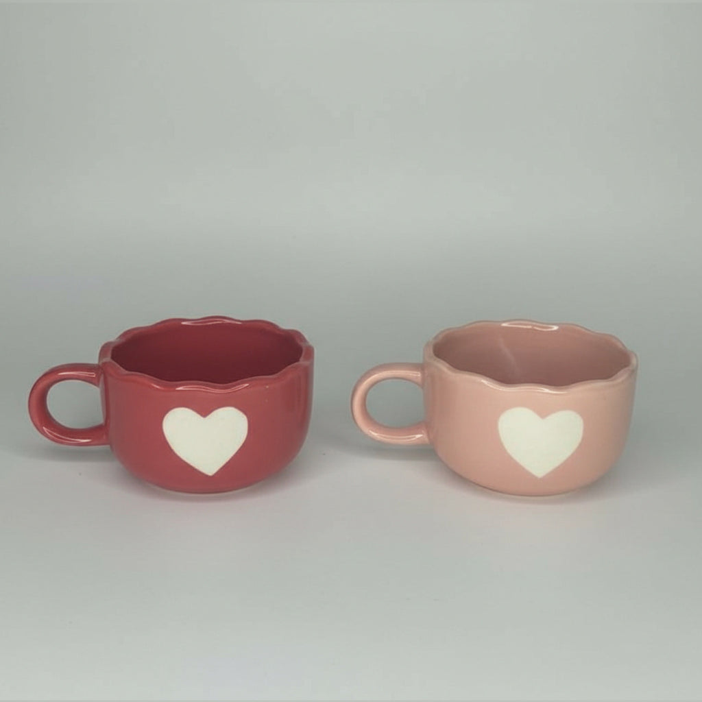 Scalloped Heart cup
