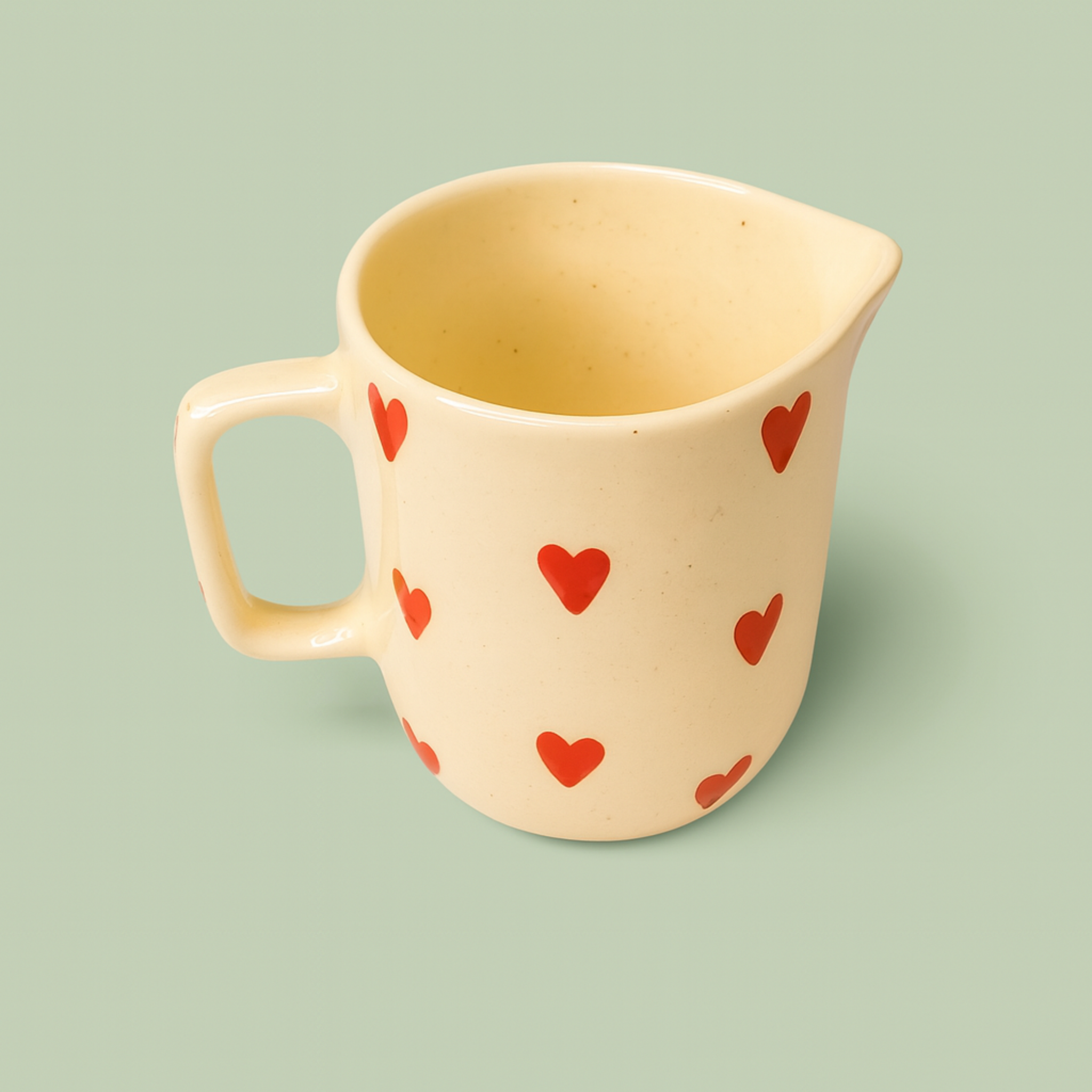Red Heart Mini Pitcher