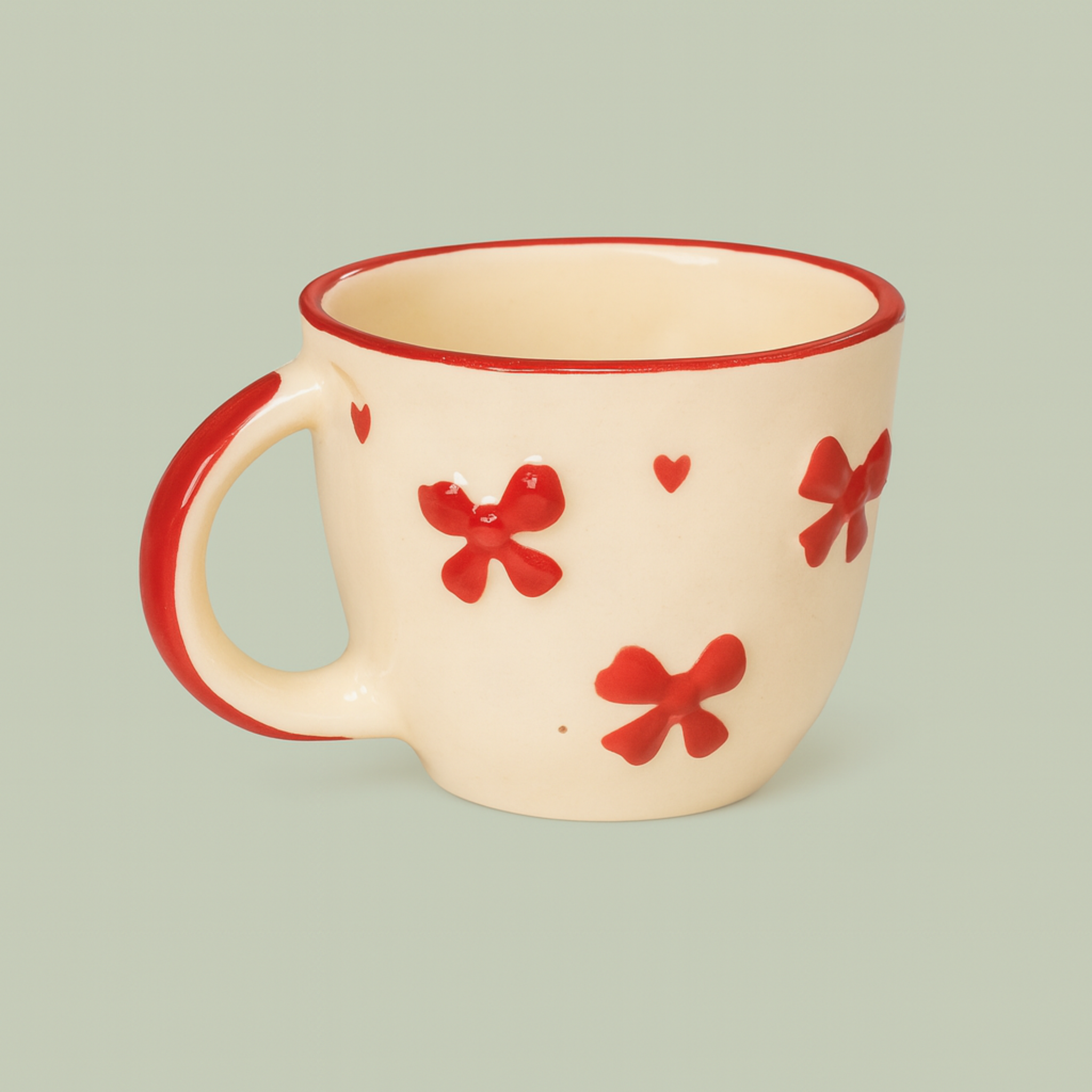 Rosy Ribbons Cup